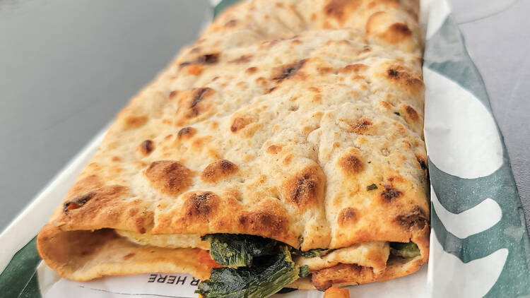 Starbucks: Spinach, Feta, and Egg White Wrap