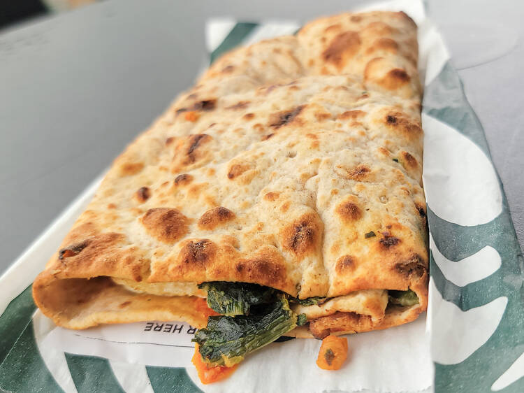 Starbucks: Spinach, Feta, and Egg White Wrap