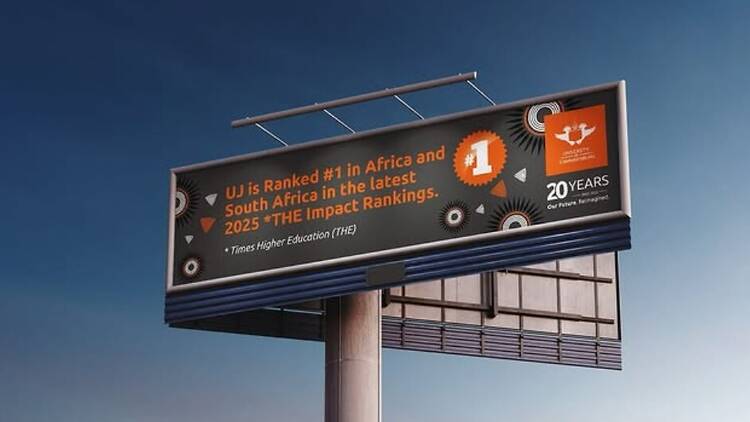 UJ Impact ranking board 
