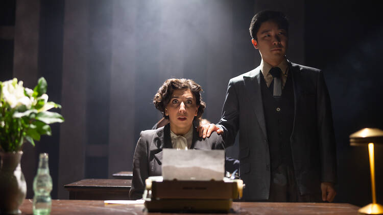 Katherine Winter and Sam Im in Machinal Katherine Winter and Sam Im in Machinal