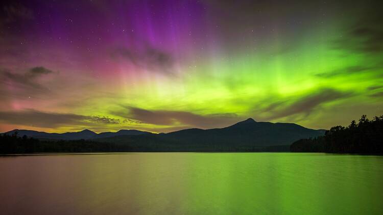 The Northern Lights over New Hampshire