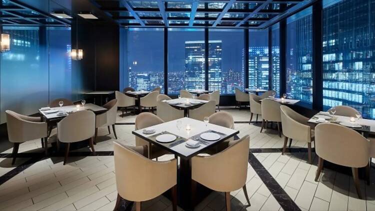Dig into delicious food with an incredible view