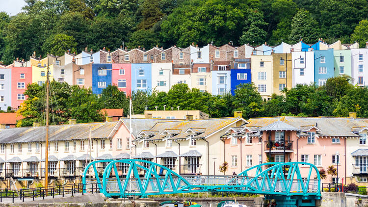 Bristol Terraced houses in Cliftonwood, Bristol