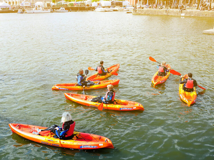 Go kayaking, climbing and more at Bristol’s harbour