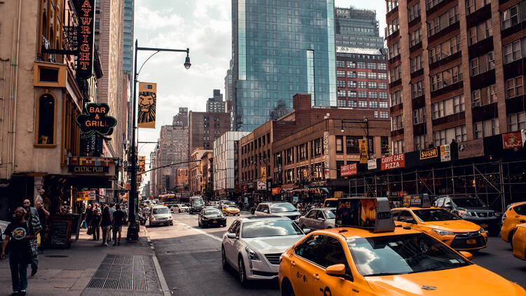 Rush hour in New York, NY