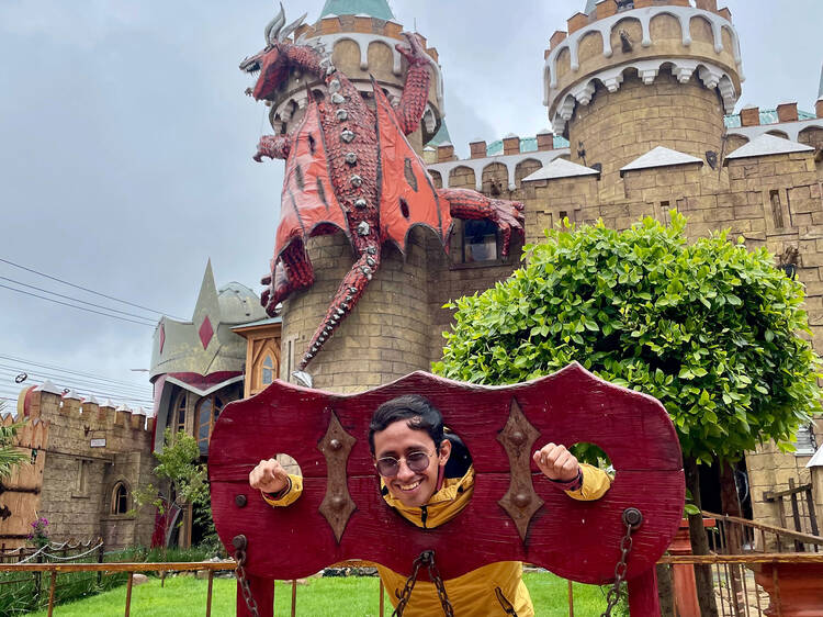 Castillo de dragones con museo cerca de la CDMX por menos de $100