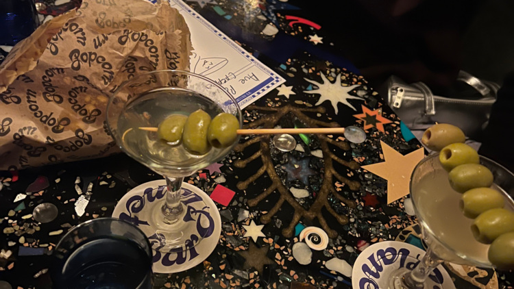 Martinis at Bar Planet