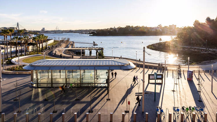 Barangaroo metro station park