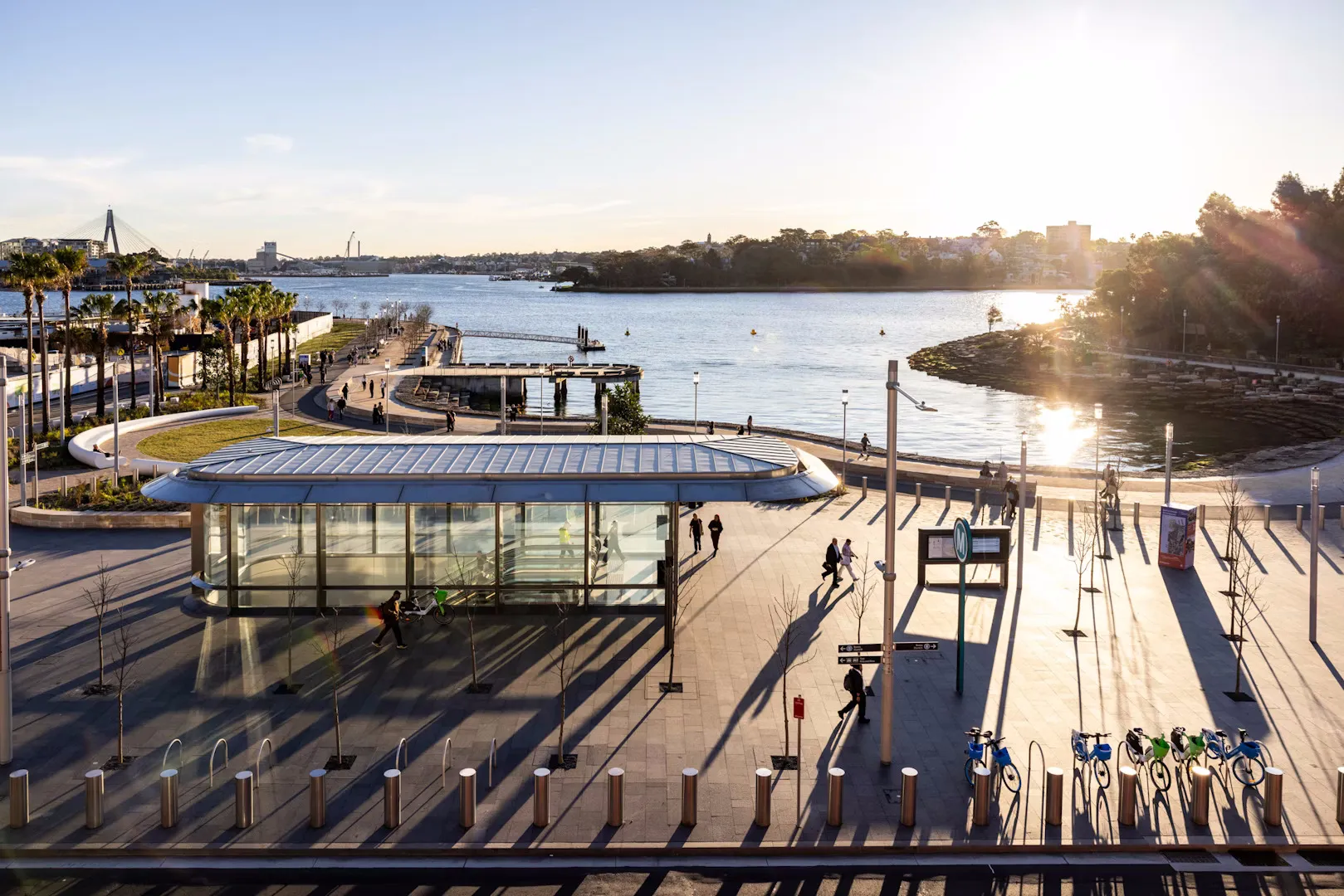 Barangaroo metro station park