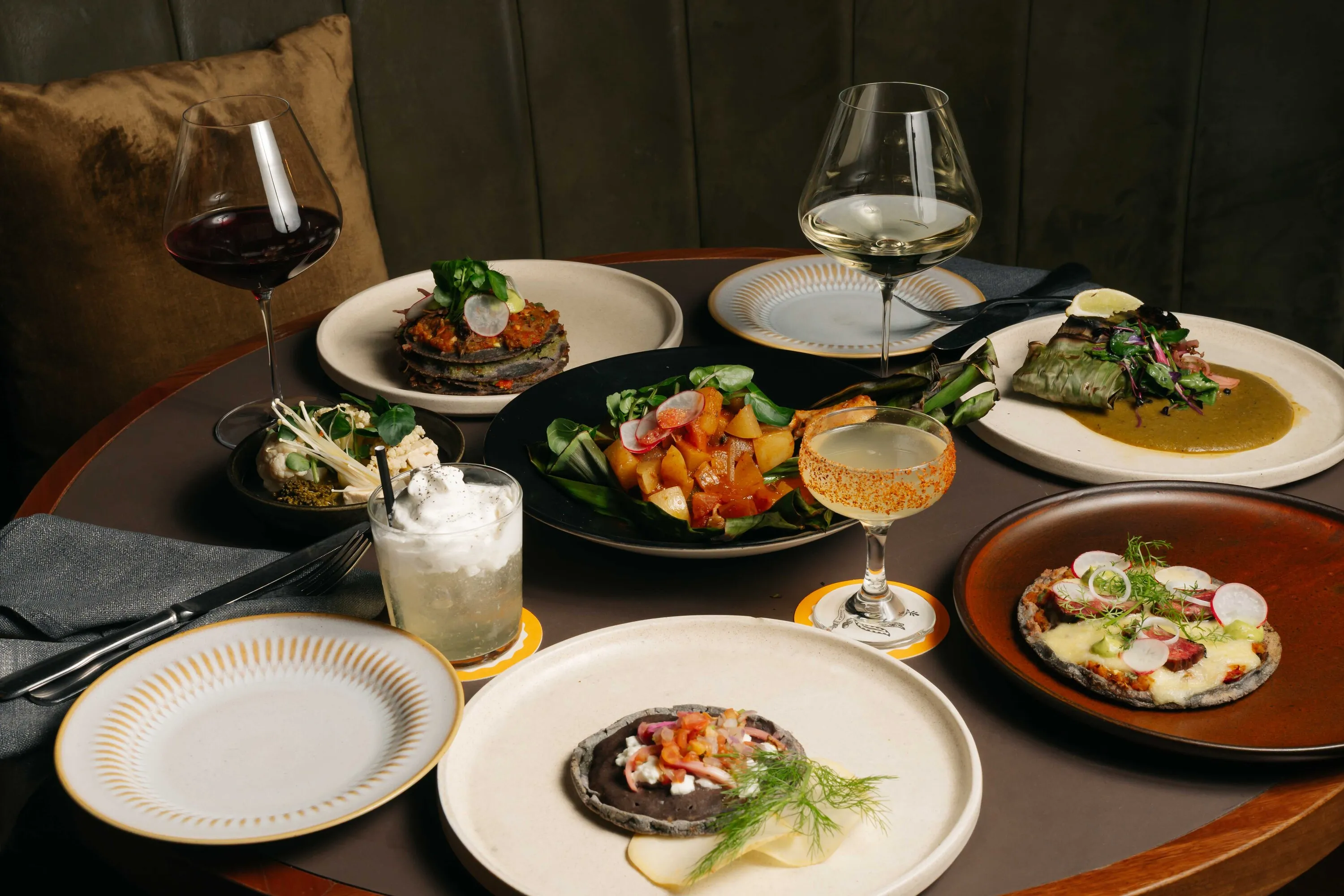 Dishes at Santa Catarina