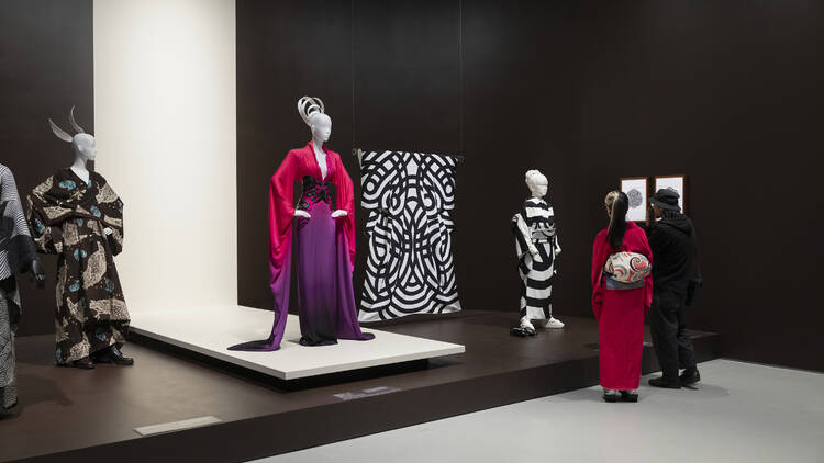Kimonos on display at the NGV.