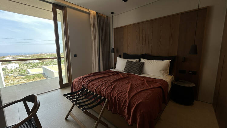 A bedroom at Magma Resort, Santorini