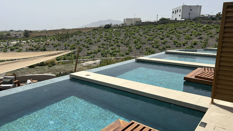 A bedroom at Magma Resort, Santorini