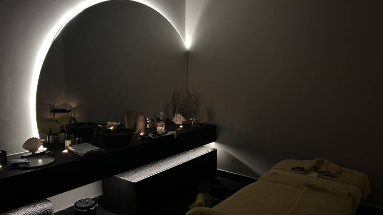 The spa at Magma Resort, Santorini