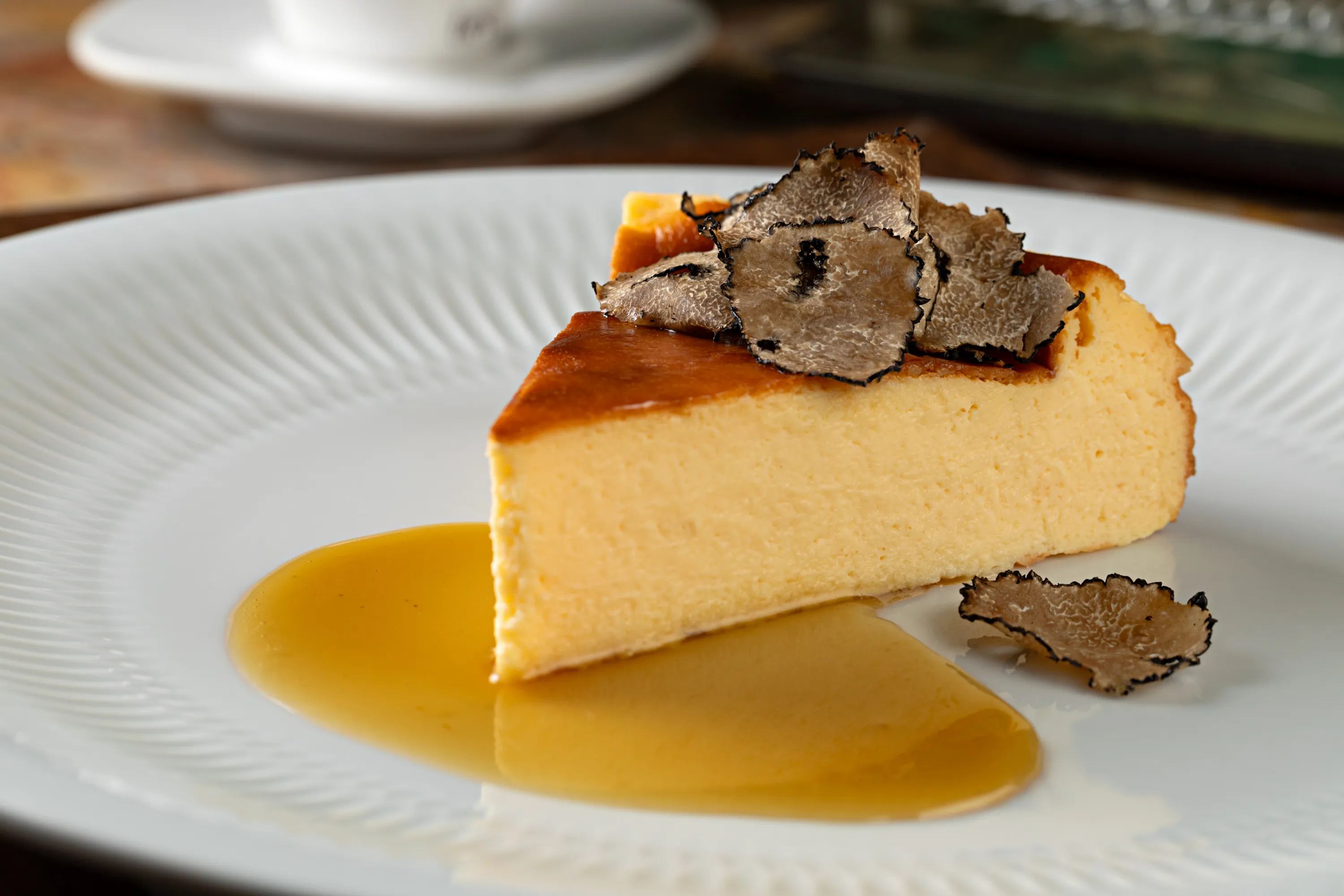 Até a torta Basca entrou na roda, recebeu trufa