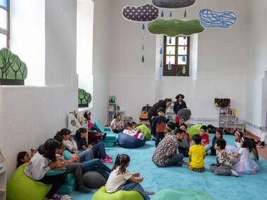 Ludoteca Chacuacos, fumarolas de agua Ludoteca Chacuacos, fumarolas de agua