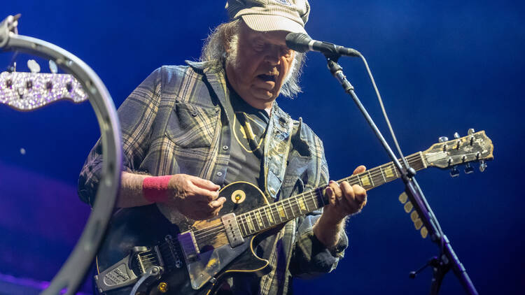 Neil Young at Glastonbury 2025 