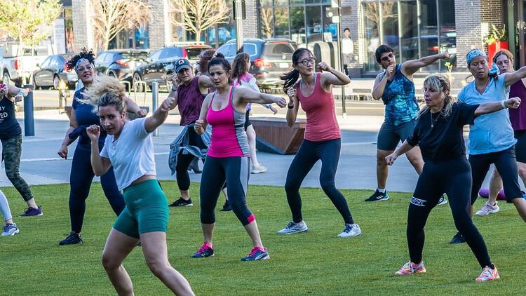 Outdoor Bootcamp at Boston Landing