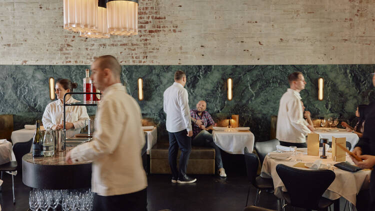 Waiters at Cutler.