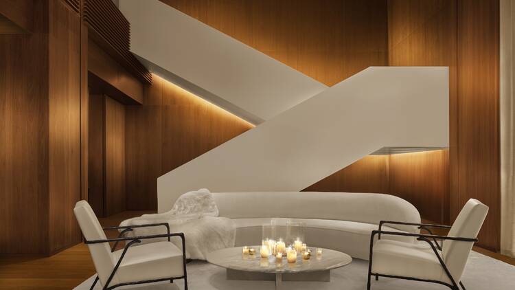The lobby at The Tokyo Edition, Ginza
