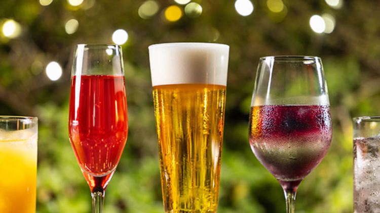 Rooftop Beer Garden at The Cosmopolitan Grill Bar Terrace