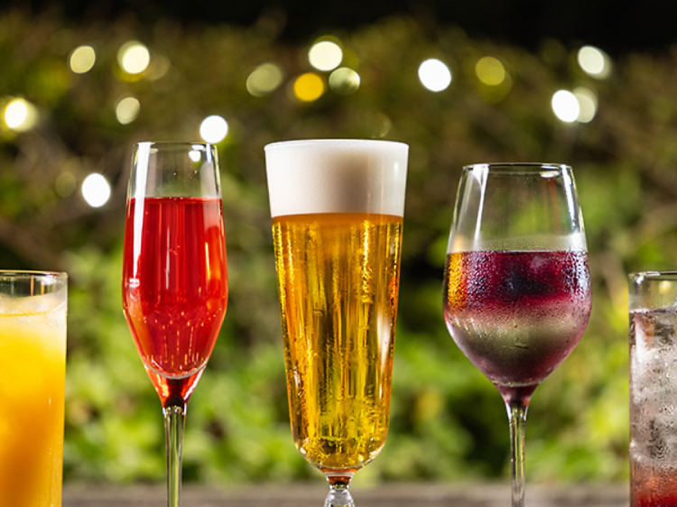 Rooftop Beer Garden at The Cosmopolitan Grill Bar Terrace