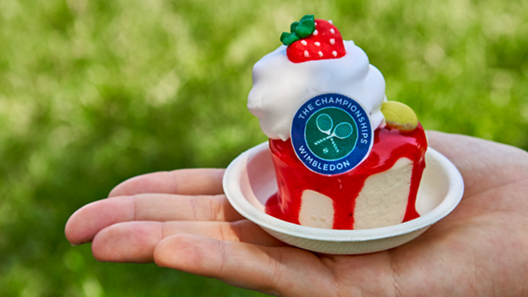 Strawberry cheesecake from Junior's