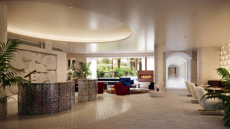 Hotel lobby