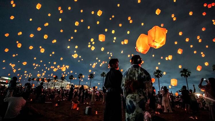 Senshu Beach Lantern Festival