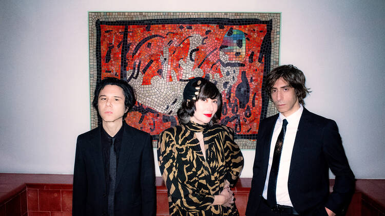Yeah Yeah Yeahs Nick Zinner, Karen O and Brian Chase of the Yeah Yeah Yeahs.