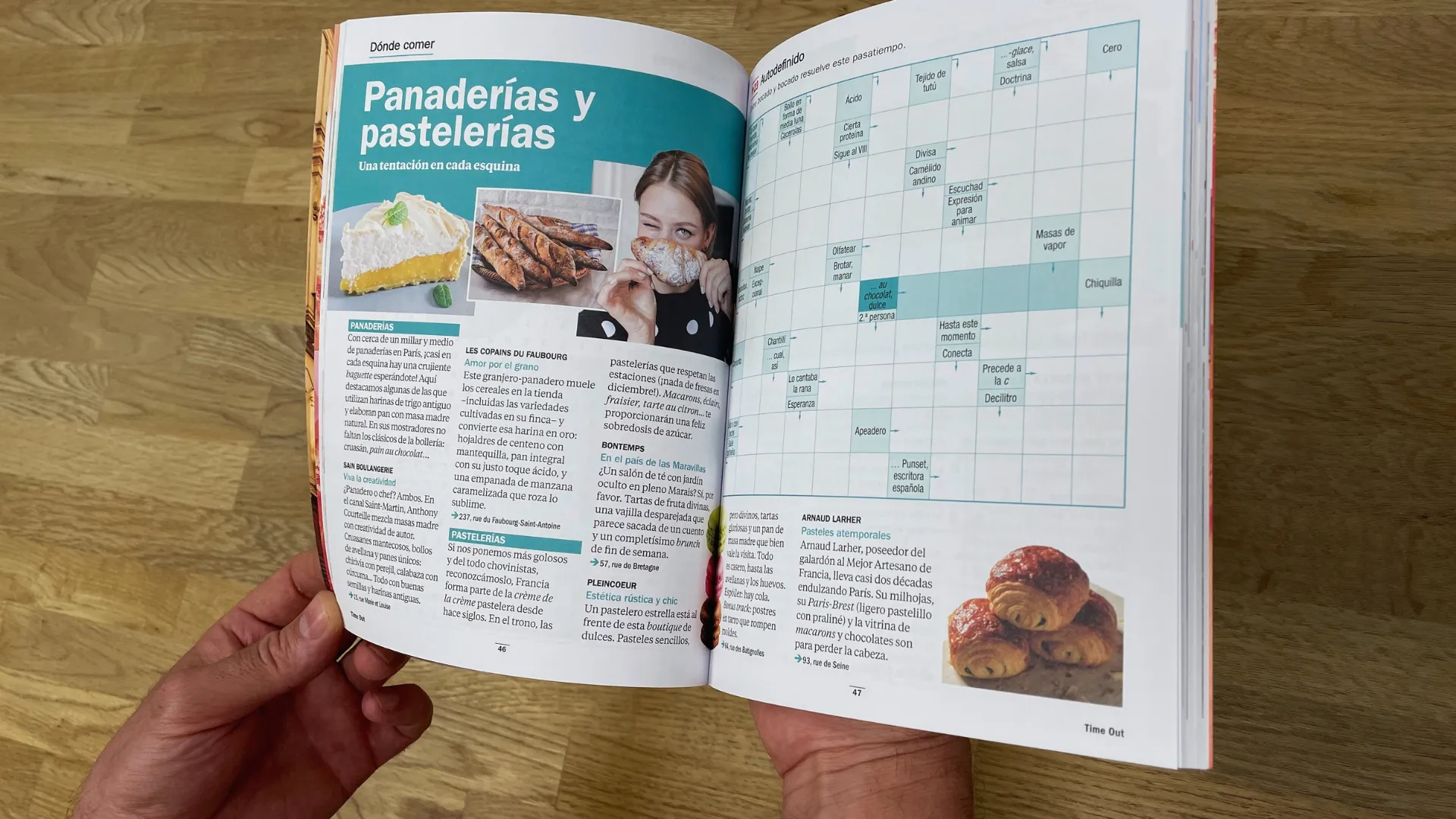 Guía de viaje con pasatiempos a París