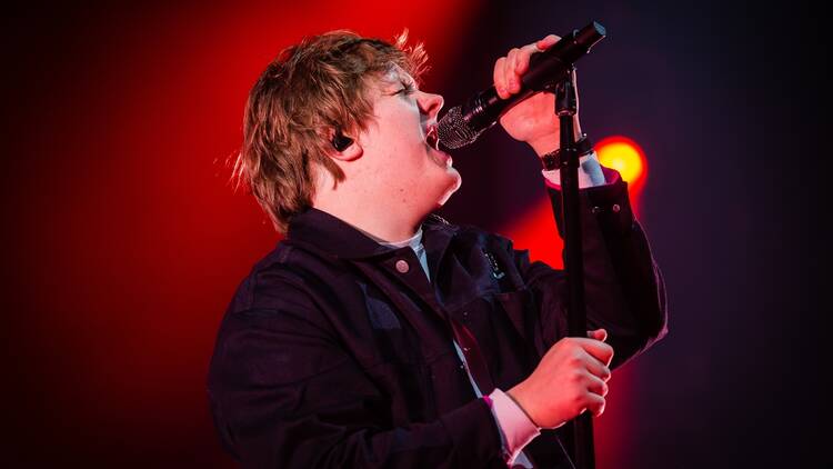 Lewis Capaldi on stage
