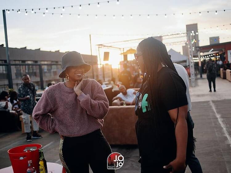 Jojo’s Rooftop Lounge in Maboneng