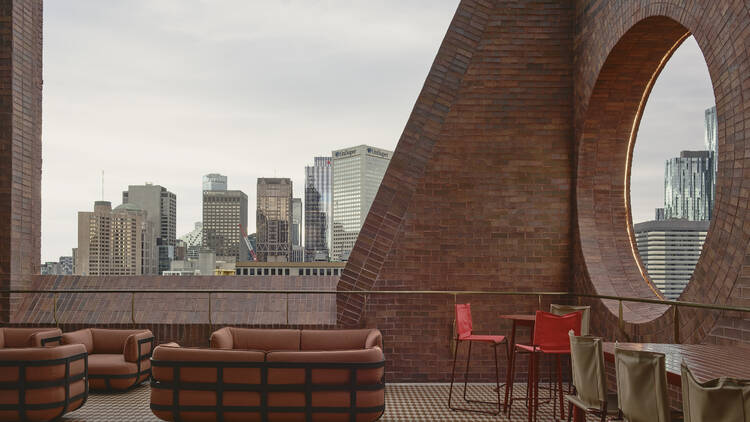 The Mid Air rooftop bar of Melbourne Place.