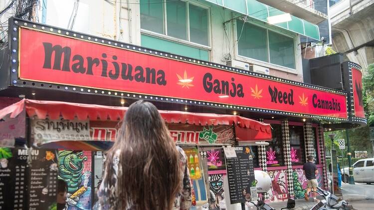 Weed shop in Bangkok