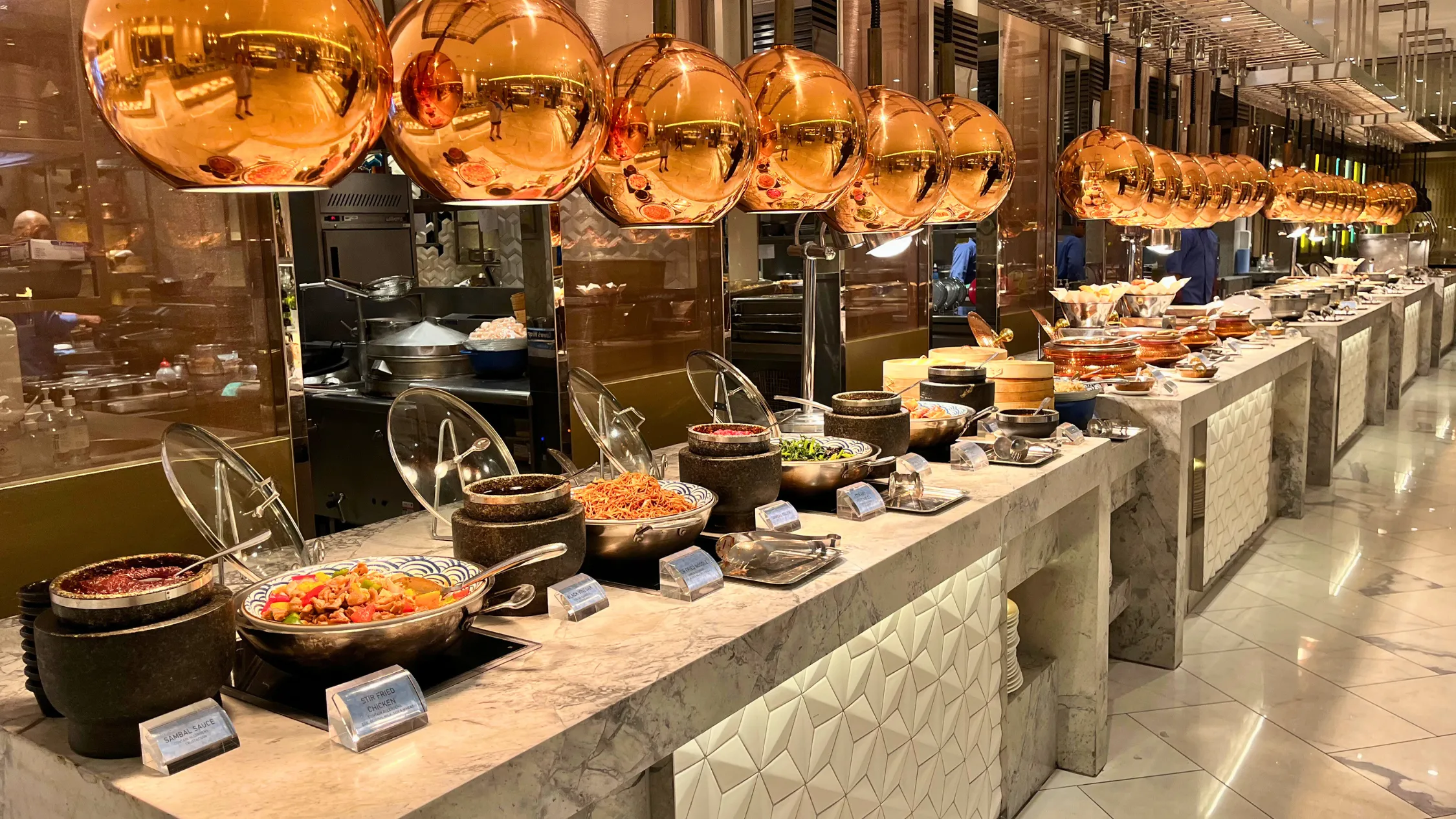 Breakfast buffet