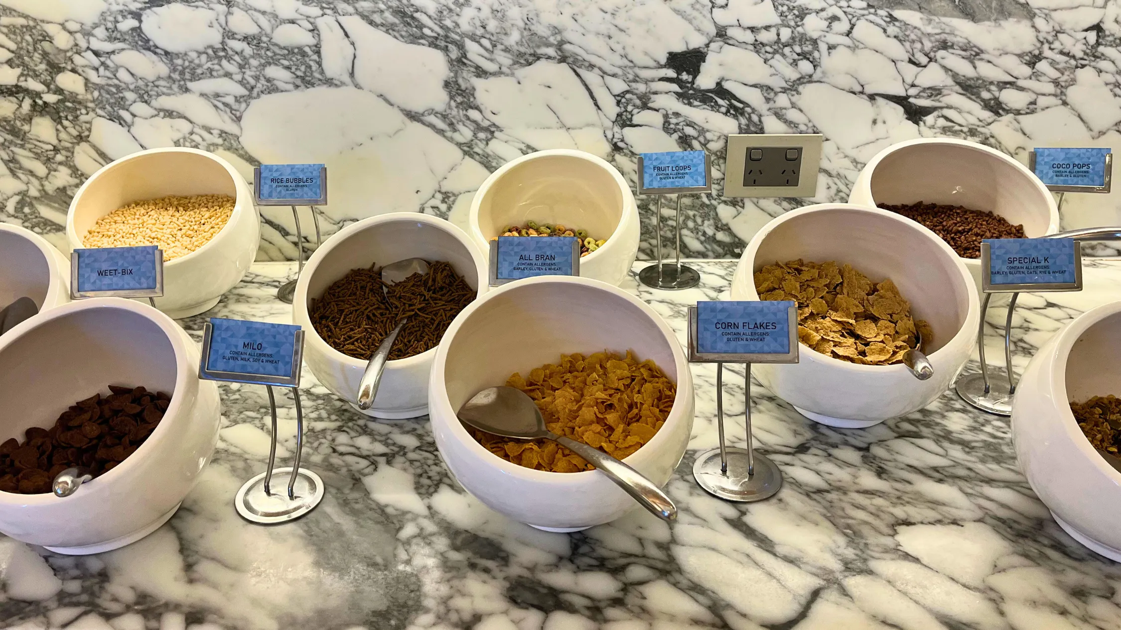 Cereal buffet