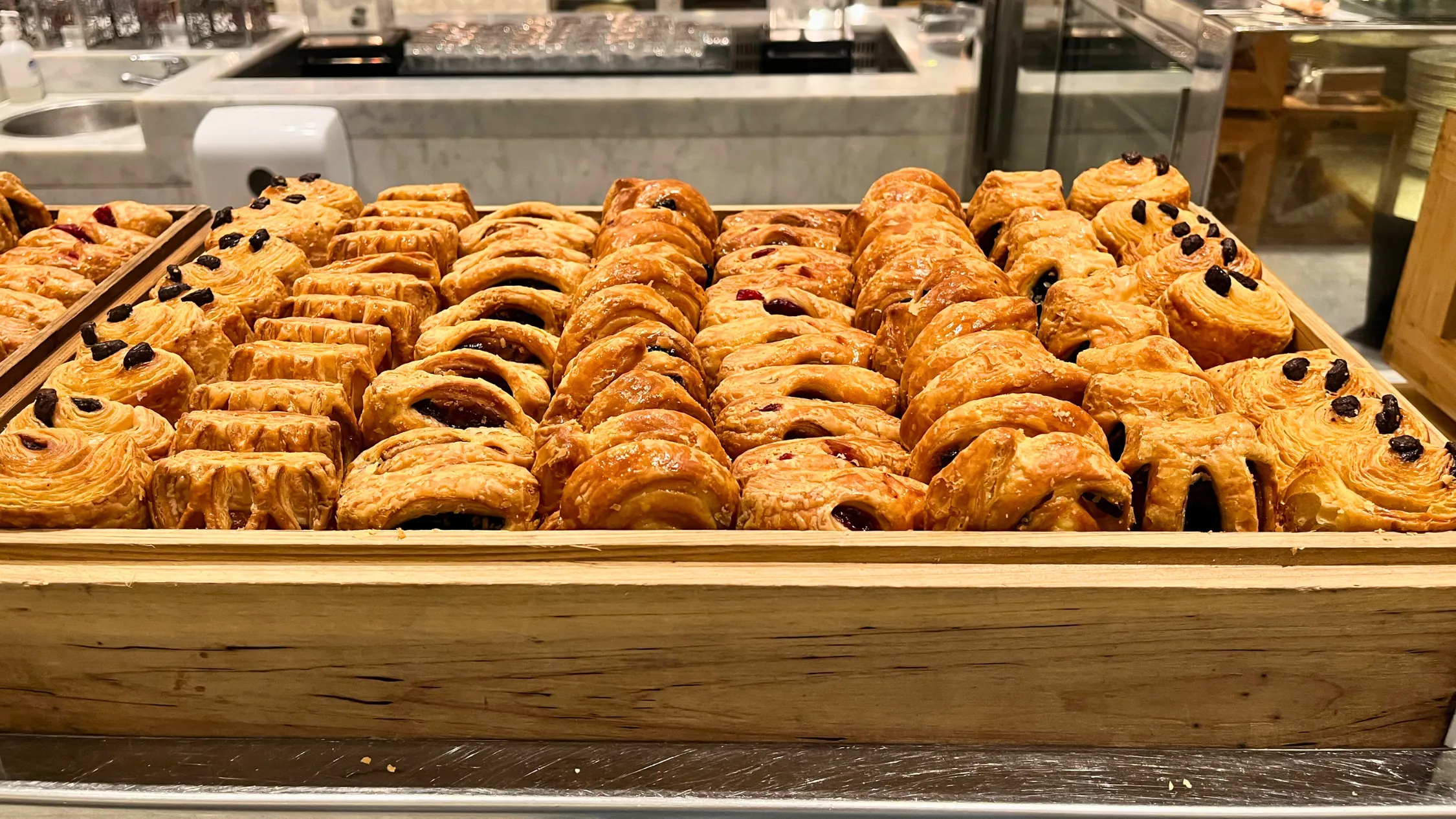 tray of pastries