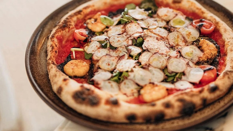 Pizza do Mar da Okra