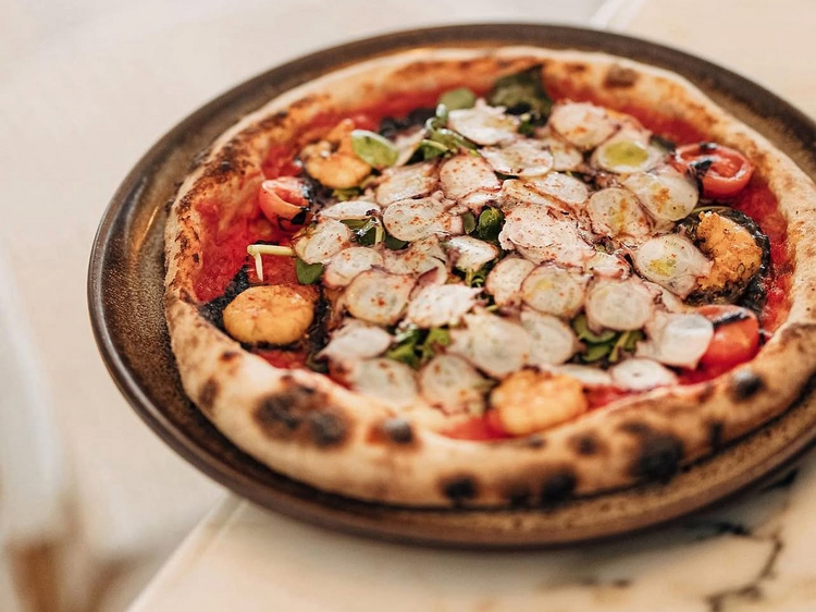 Pizza do Mar da Okra