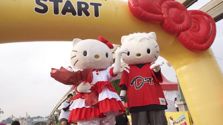 Hello Kitty en la Carrera Hello Kitty Run