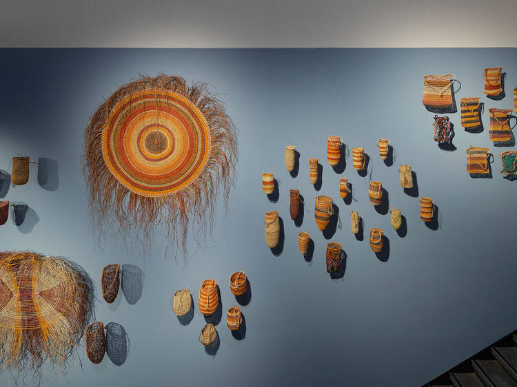 Installation view of 65,000 Years: A Short History of Australian Art.