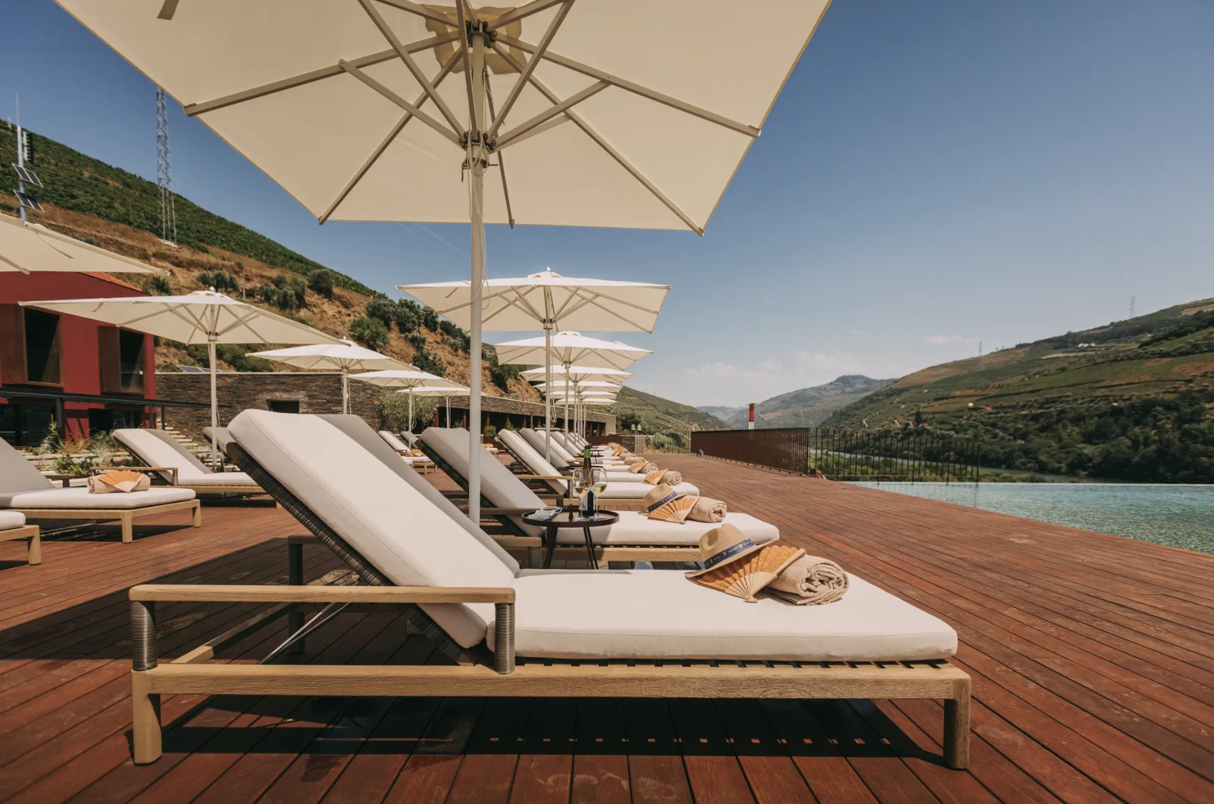A piscina exterior