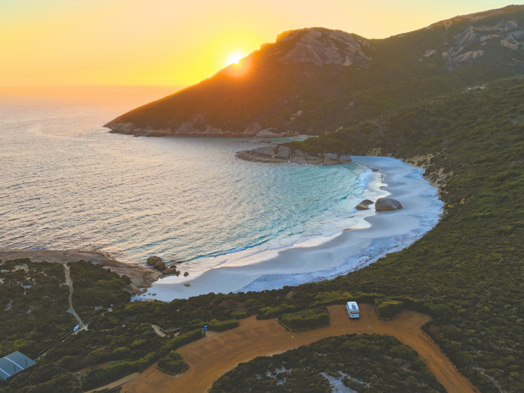 This sunny coastal town is Australia’s top trending destination for a winter road trip