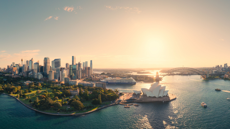 Sydney aerial shot