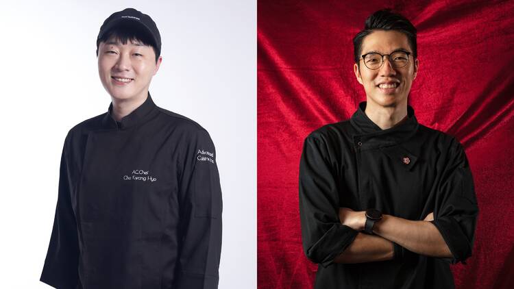 Comic Book Chef Cho Kwang-hyo and Kyle Lee