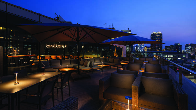 The terrace at Two Rooms