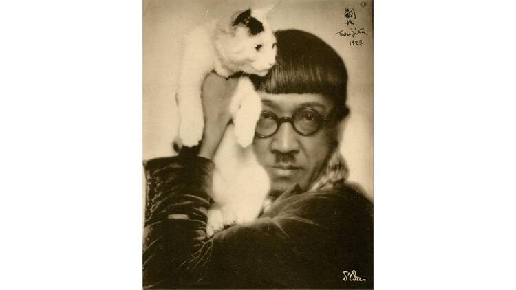 藤田嗣治 絵画と写真