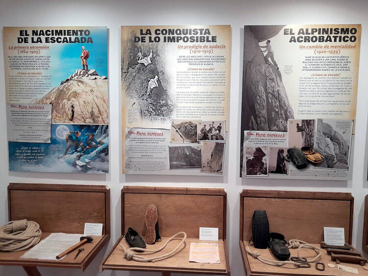 Abre un nuevo museo gratis para los amantes de la escalada: fotografías, equipo y en plena sierra de Guadarrama