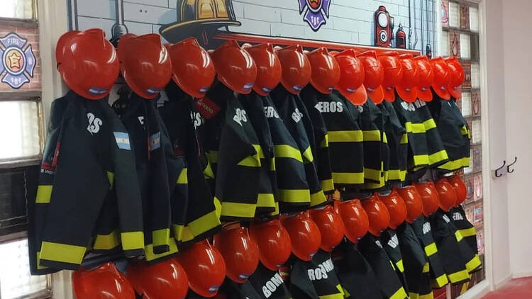 Little firefighters for a day